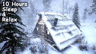 EXTREME COLD with BRUTAL ARCTIC WINTER and snow storm for sleeping. SEVERE WINTER STORM 2025