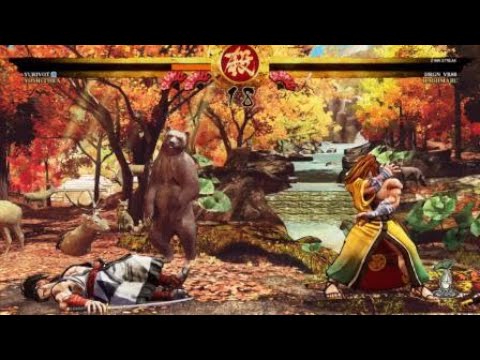 SAMURAI SHODOWN  winnin a round with bare hands Yoshitora