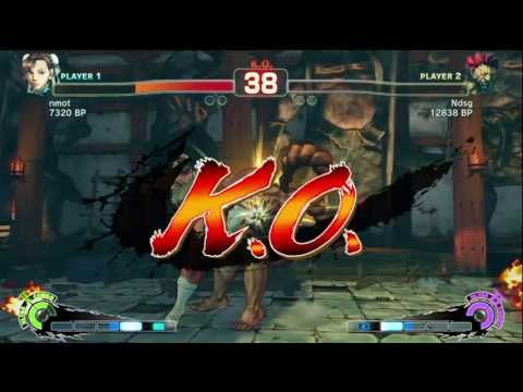 Nemo [Chun] vs Fujino [Akuma] SSF4 Japanese Online Ranked Matches - TRUE HIGH-DEF