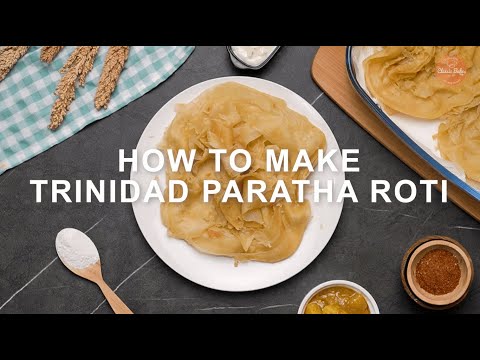 How to make Trinidad Paratha Roti or "Buss Up Shut" | Trini Paratha Roti Recipe | Classic Bakes