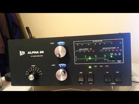 My new Alpha 89 driven by my Elecraft K3