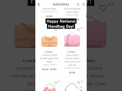 Celebrating National Handbag Day 👜✨