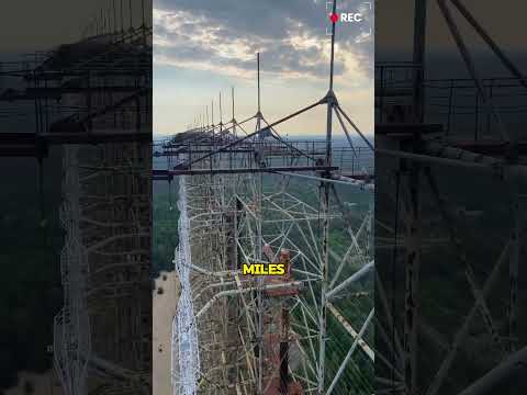 This is the Duga Radar, a super radar system.
