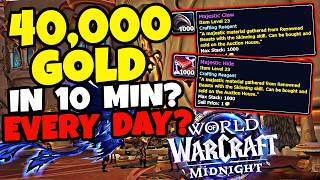 Majestic Skinning is EASY GOLD in Midnight WoW | Daily Skinning Midnight Goldfarm