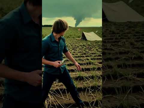 Sebejistý meteorolog vs. tornádo (dopadlo špatně) #Shorts #miki #comedy #humor #tornado