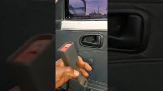 Seat belt buckle latch-lock taking apart
