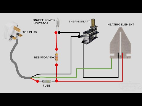 Electric Series line testing board connection animation video
