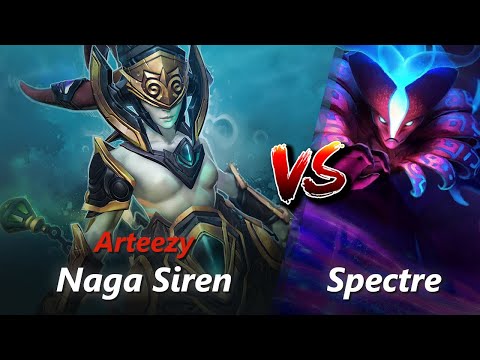 How to Naga Siren offlane vs Spectre/Snapfire (feat. Arteezy) | First 10 minutes