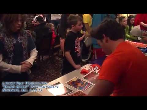 Lucky Pro Wrestling Intermission w/ The Stars 2.28.15 Hudson, Ma.