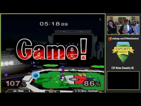 ESV Melee Biweekly #6 -  Starshroom + C5 | Nervy vs. Lain + Bhakla - Winner's Semis
