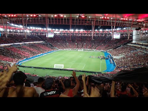 Flamengo Campeão da Recopa e a Torcida do Flamengo no Maracanã
