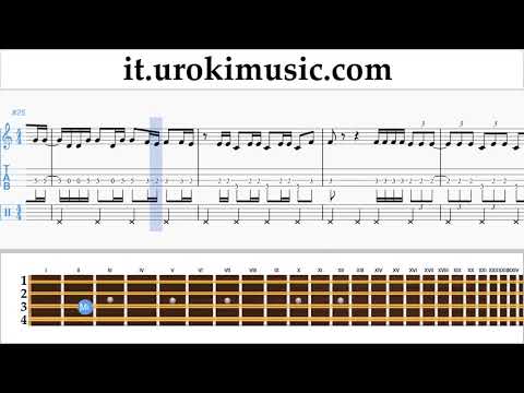 Corso di Mandolino Luis Fonsi, Demi Lovato - Échame La Culpa Tablature Tab Parte#2 um-ih276