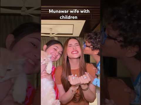 Munawar Faruqui wife mehzabeen with children Munawar son