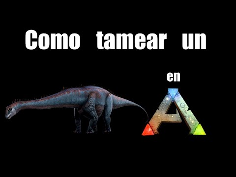 Como tamear/domar un diplodocus en Ark Survival Evolved///Piotr Alfario
