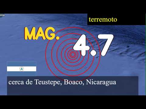 😱🚨  Terremoto cerca de Teustepe, Boaco, Nicaragua actualizaciones en vivo hoy: Terremoto de magnitud