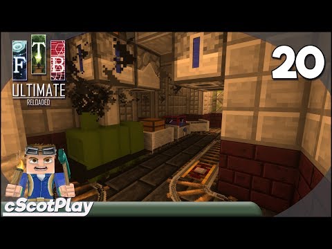 FTB Ultimate Reloaded w/ cScot : Ep 20 – RailCraft Fueling Station
