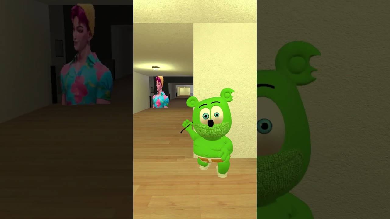 Gummy Bear VS Abby In Liminal Hotel? #shorts