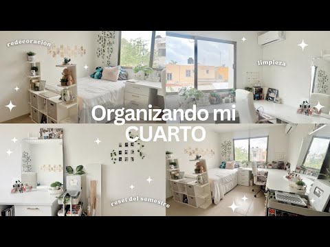 Organizing my room // Semester reset