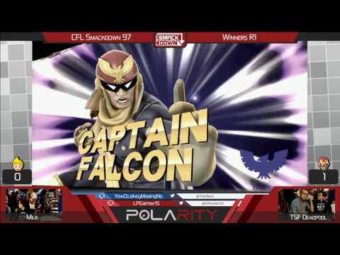 CFL Smackdown 97 WiiU - Milk (Lucas) vs TSF Deadpool (Falcon) - Winners R1