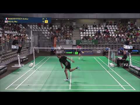 2023 Nantes International Challenge｜MS(QF)｜Arthur Wakhevitsch vs Ka Wai Ng