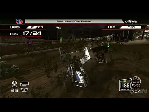 World of Outlaws: Sprint Cars Xbox 360 Gameplay - Night Moves - YouTube