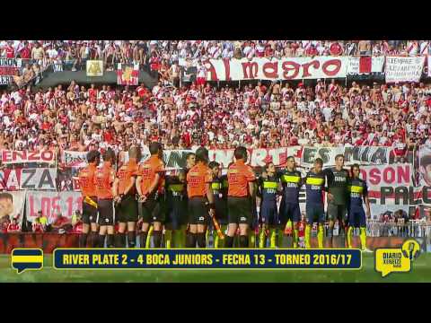 River Plate 2 - 4 Boca Juniors - Fecha 13 - Torneo 2016/17