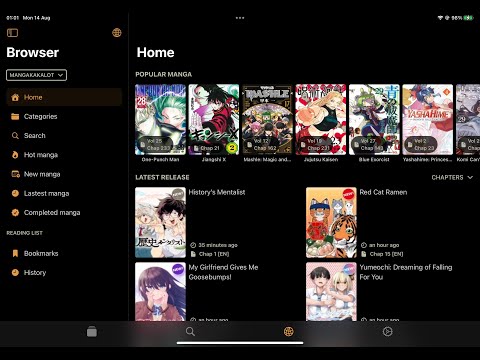 How to read Manga online for free on iOS and macOS