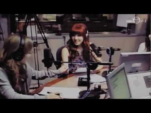 120504 SNSD TaeNy Awkward skinship 태니  Street radio