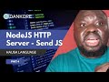 NodeJS HTTP Server Sending JavaScript In Hausa Language Part 4 Hausa Tutorial Coding