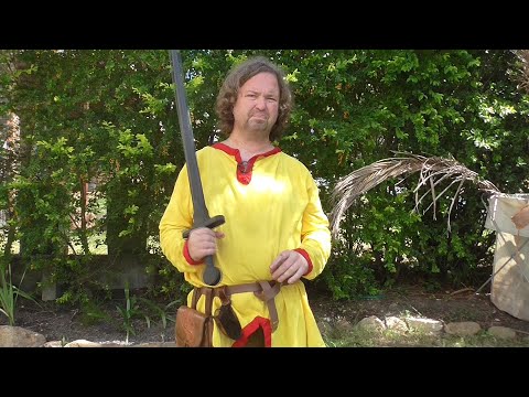 Review Polypropylene Plastic Training sword (Cold Steel) medieval