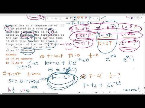 DIFFERENTIAL EQUATIONS: NEWTON'S LAW OF COOLING