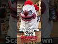 Killer Klown Scary Halloween Mask Shortsvideo Costumes Costume