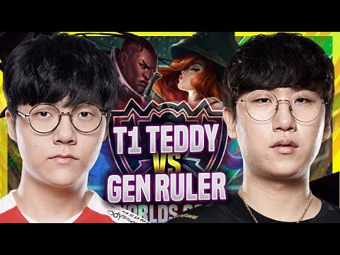 T1 TEDDY vs GEN RULER in EUW SOLOQ! - T1 Teddy Plays Lucian ADC vs GEN Ruler Miss Fortune!