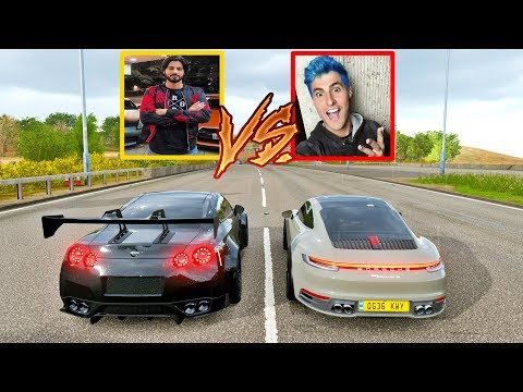 REZENDE EVIL VS DAVID ALMONACID - PORSCHE VS GT-R - FORZA HORIZON 4