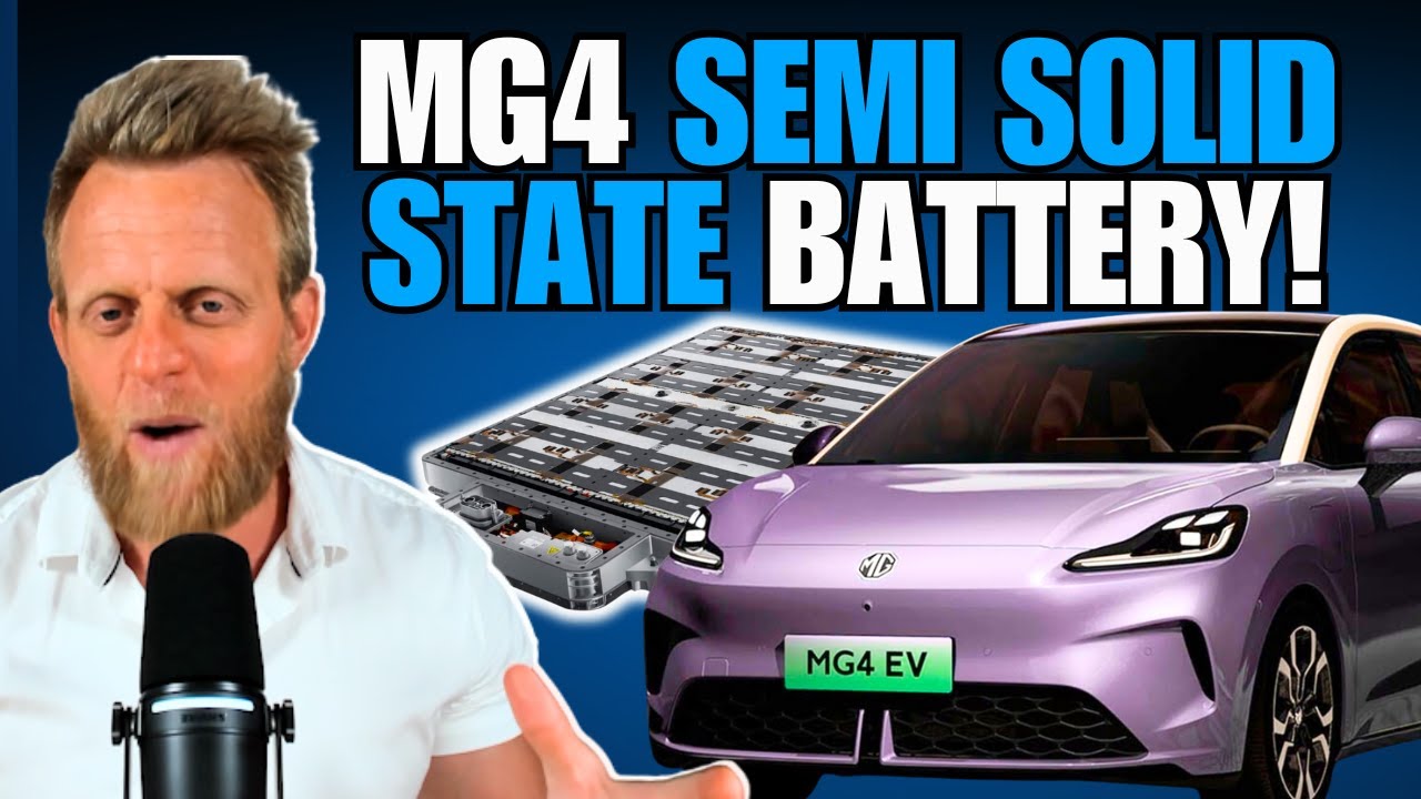 NEW MG4 revealed - MG says Semi Solid State Battery Coming