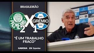 LUÍS CASTRO SINCERO APÓS DERROTA: "OS NÚMEROS NÃO MENTEM" | PALMEIRAS 2x1 GRÊMIO | 02/04/2026