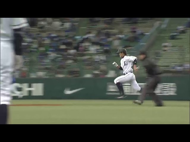 ライオンズ斉藤 2つ目の盗塁成功!! し烈な外野手争い 快足で猛アピール!! 2014/3/23 L-DB