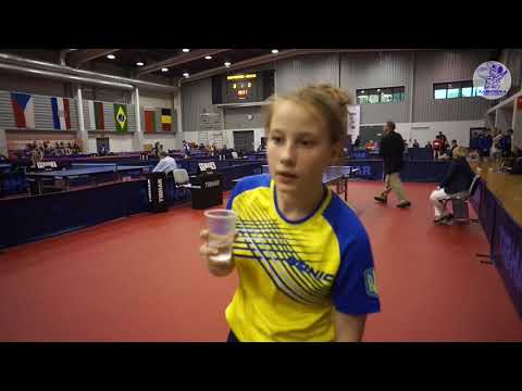 MATIUNINA Veronika UKR TVEIT MUSKANTOR Leah SWE  Polish Junior & Cadet Open 2019