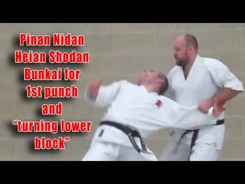 Practical Kata Bunkai: Pinan Nidan / Heian Shodan Turning "Lower Block"