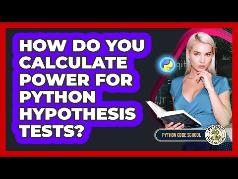 How Do You Calculate Power For Python Hypothesis Tests Python Code School