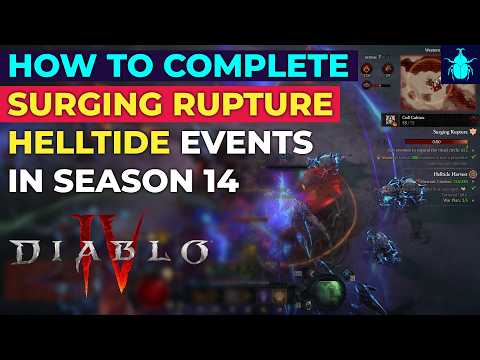 Diablo 4: So schließt ihr die „Surge and Rupture“-Höllenflut-Events in Saison 14 ab