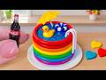 Satisfying Rainbow Jelly Cake Decorating For Summer Yummy Colorful Dessert Recipe
