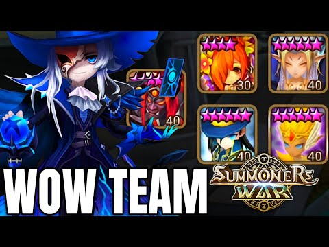 CRAZY COMP w/ Nisha (313 SPD) & Luer (312 SPD) - Summoners War