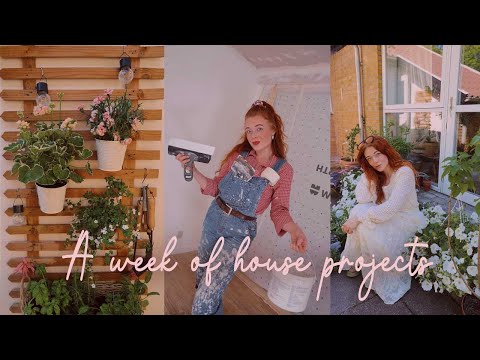 A week of house projects | Putty chaos & Dreamy garden work