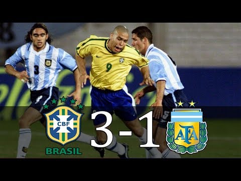 Brazil vs Argentina 3-1 2004 WC Qualifiers All Goals & Full Highlights HD