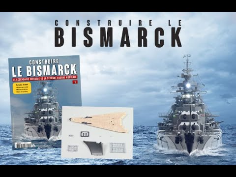 Battleship Bismarck scale 1/200 Hachette (metal)  - model presentation