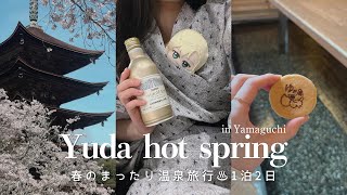 vlog⌇湯田温泉でまったり1泊2日♨️ぬいと過ごす癒しの休日┊大人のぬい旅vlog