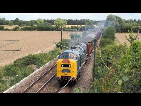 55009 on the "Capital Deltic Reprise" railtour 29th July 2023