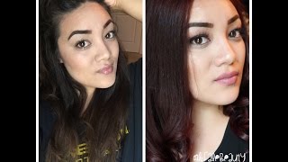 How to go from dark hair to RED HAIR!!