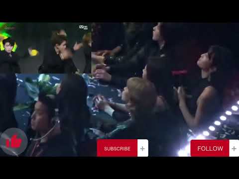 TWICE reaction to seventeen 『don’t wanna cry』180214 gaon 7th